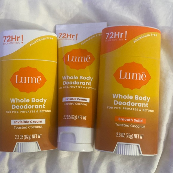 lume Other - Lume whole body, deodorant, invisible, cream/Smith, solid, toasted coconut